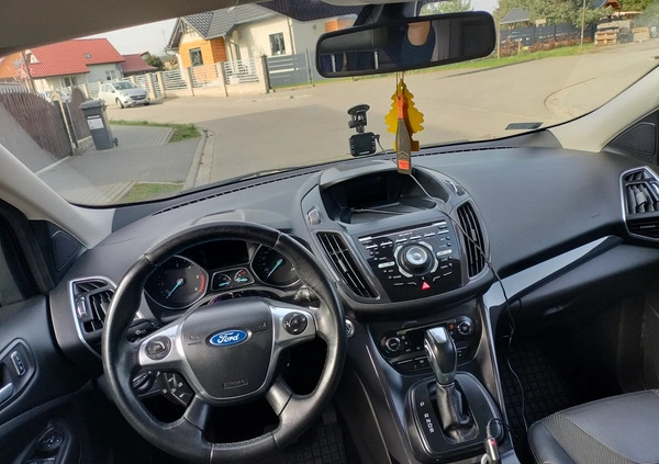 Ford Kuga cena 46999 przebieg: 154852, rok produkcji 2013 z Okonek małe 301